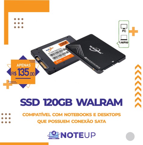 Ssd 120gb para pc e notebook