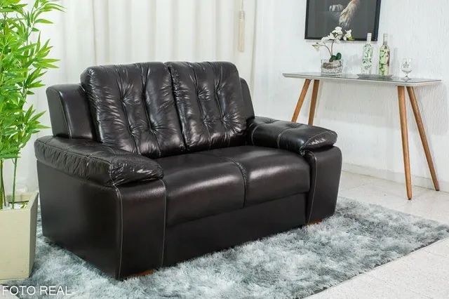 SOFÁ SUPER DESIGN DOIS LUGARES  KORINO CAFÉ!!! RF3