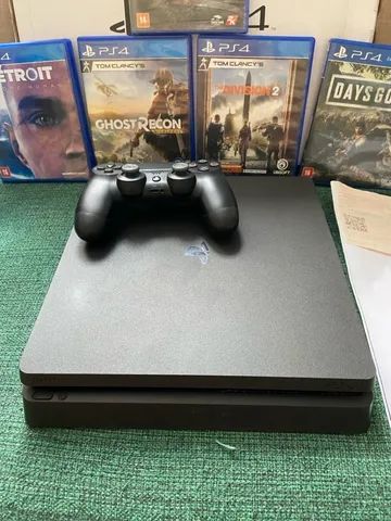 Ps4 Slim 1 Tb Dois Controles E 24 Jogos - Playstation - DFG