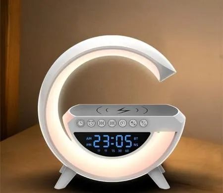 (NOVO) Luminária Inteligente Google Com Relógio BT-3401 - Foto 3