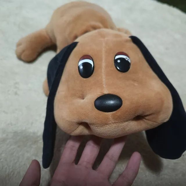 Pelúcia 45cm Cachorro Snif Snif Mamãe Os Filhotes Estrela Anos 80<br> - Foto 3