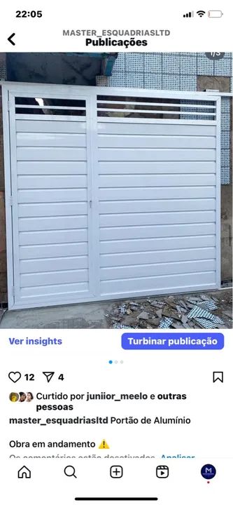 Portao de aluminio  - Foto 3