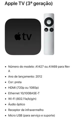 Apple TV (3ª Geração) - Edição 2012 - Bom Estado! - Foto 4