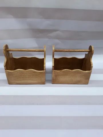 Cesta de Madeira MDF - Foto 5