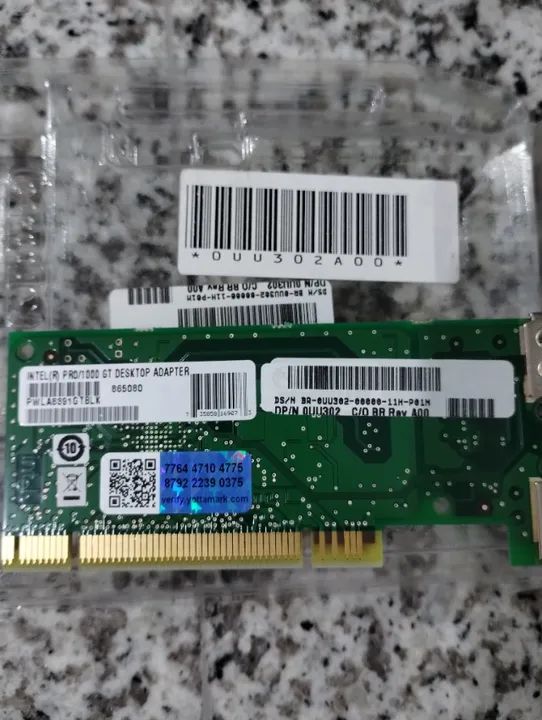 Placa De Rede Intel Pwla8391gt Pro/1000 Gt Desktop