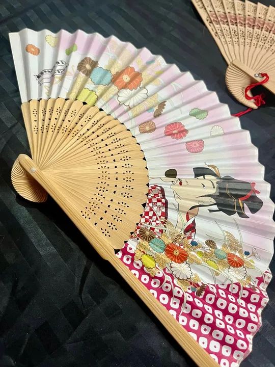 2 Leques Japoneses Decorativos (NOVOS) - Foto 3
