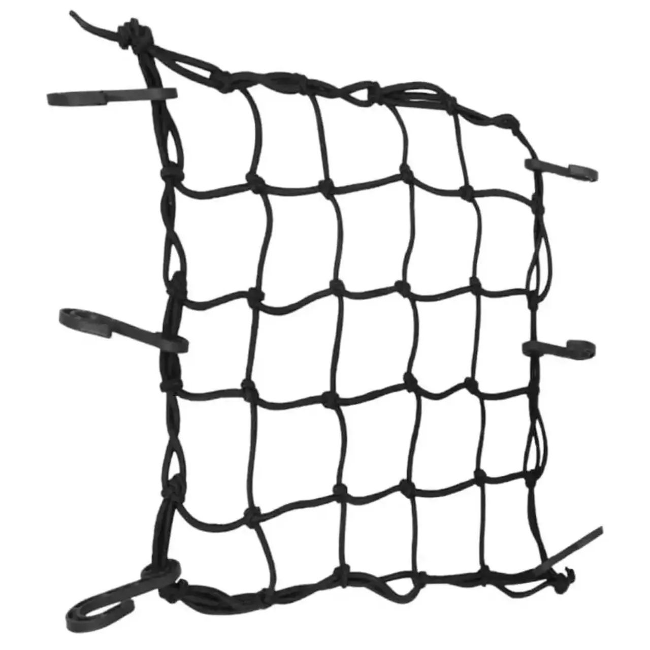 Rede Elástica 35 cm x 35 cm para Capacete Bagageiro de moto