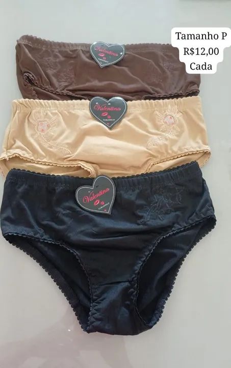 Calcinhas feminina tamanho P e M - Foto 2