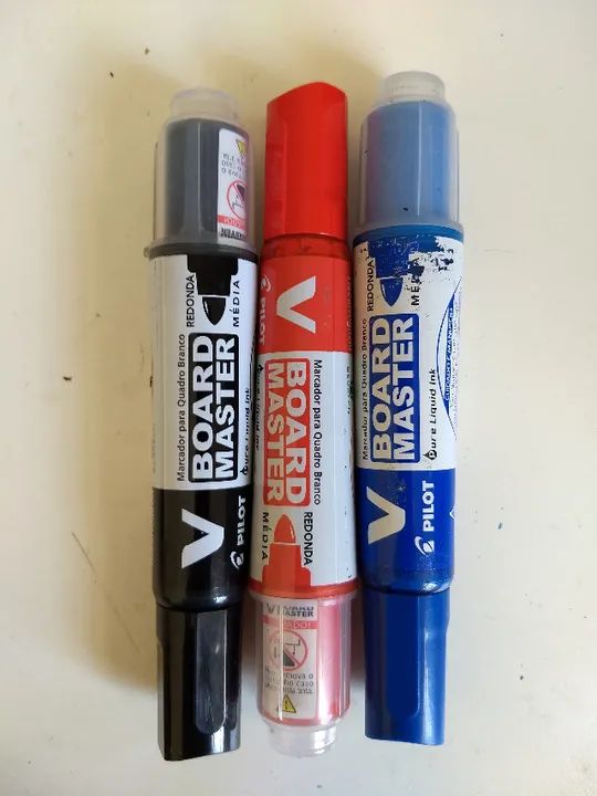 Kit Marcadores, Cartuchos V Board Master Pilot E Tinta Extra