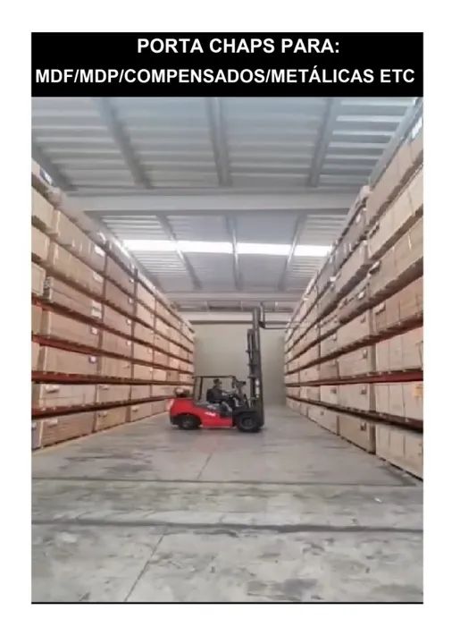 Porta Paletes Para Painéis de MDF-MDP-COMPENSADOS-CHAPAS METÁLICAS ETC... - Foto 3