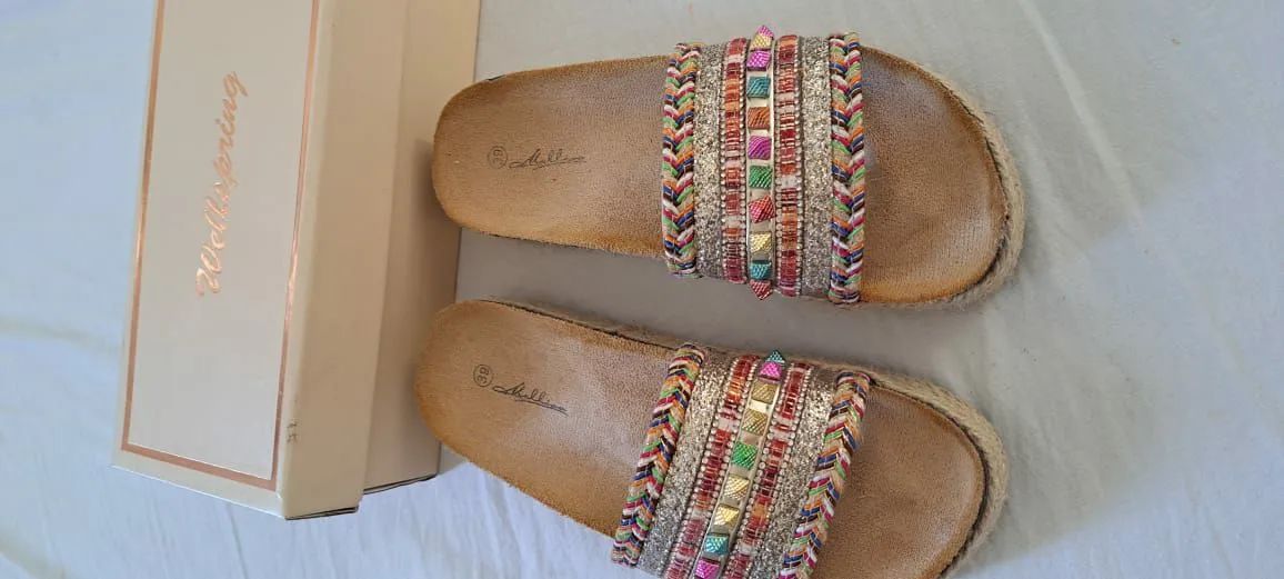Sandálias rasteiras boho  - Foto 2