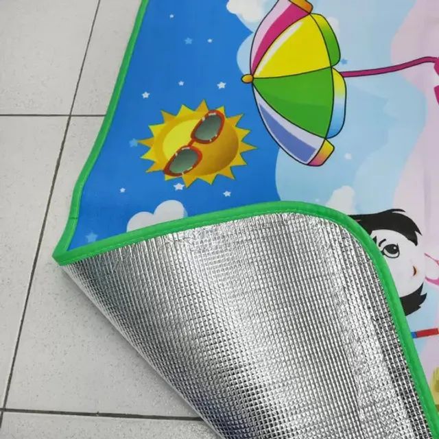 Tapete Infantil De Engatinhamento 90cmx180cm Cd-359 Termico-praia - Foto 2