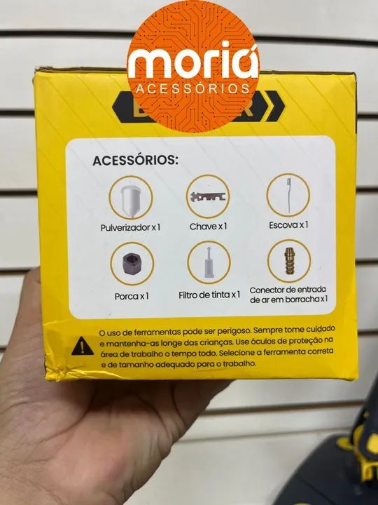 Pistola de Pintura 600ml Bomber 8001 - Foto 3