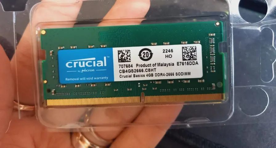 Memória RAM Crucial DDR4 para notebook - Foto 2
