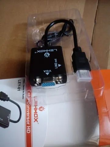 Conversor hdmi vga [novo] - Foto 3