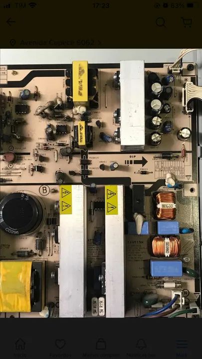 Placa Fonte Tv Samsung Ln40r71bax funcionando  - Foto 2