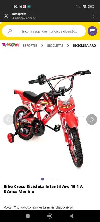 Bicicleta Infantil Aro 16 4 A 8 Anos Menino - Foto 2