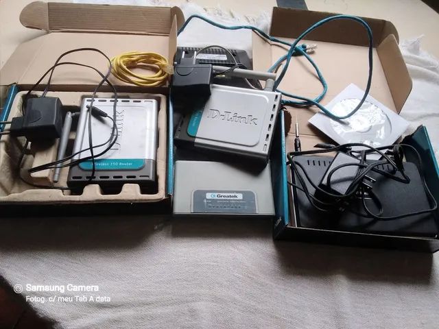 Lote de cinco roteadores