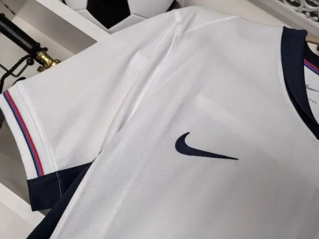 Camisa da Inglaterra Branca EURO 2024 - (NOVA) - Foto 3