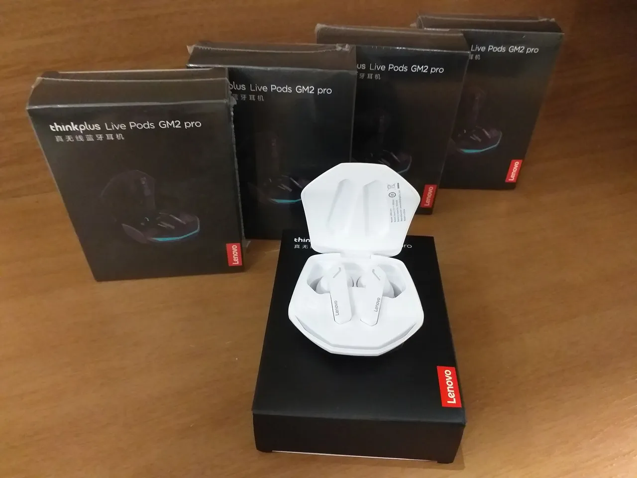 Fones de Ouvido Lenovo Thinkplus Live Pods GM2 Pro - Novo