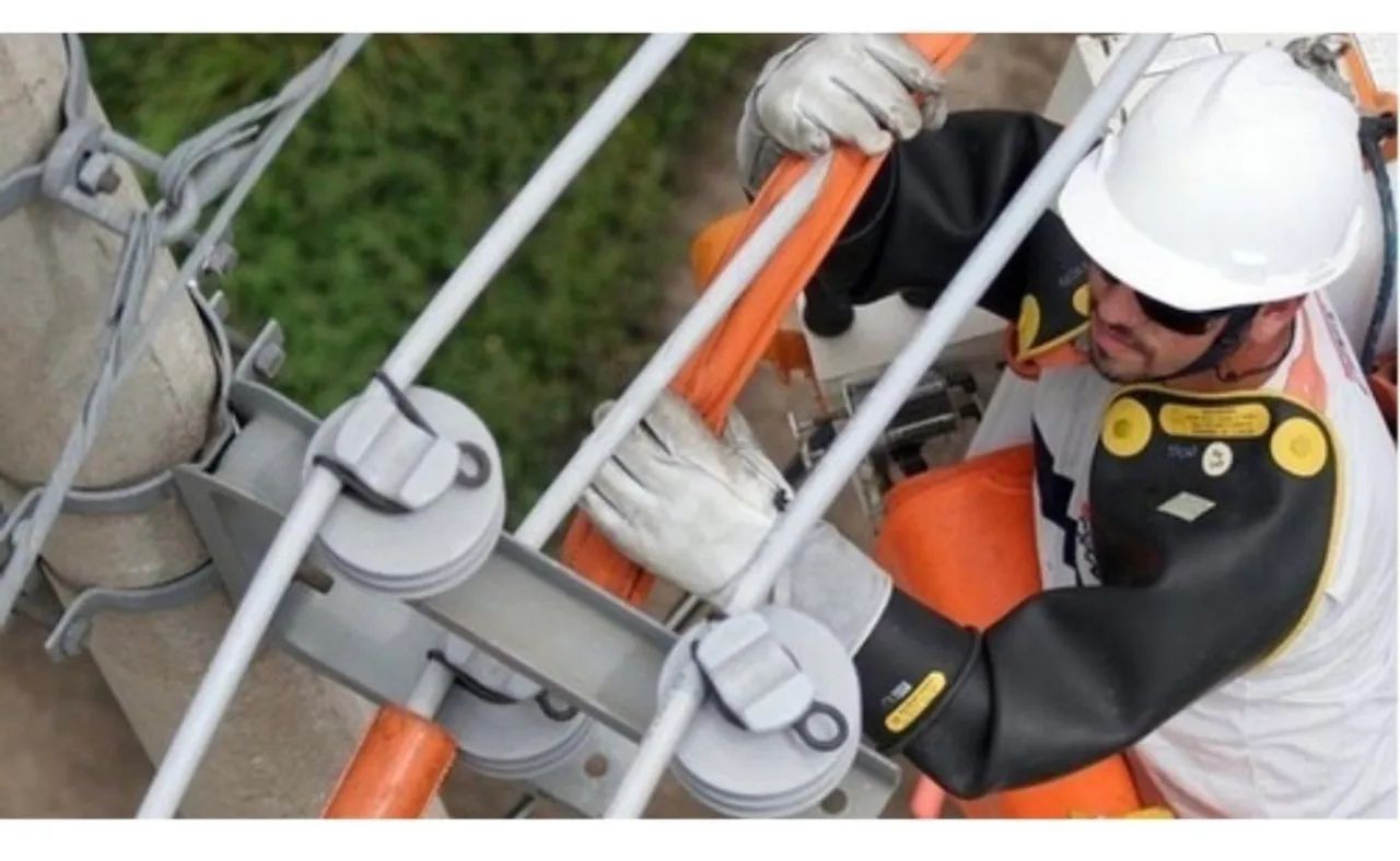 Luvas de alta tensão 17000 volts nova - Foto 2