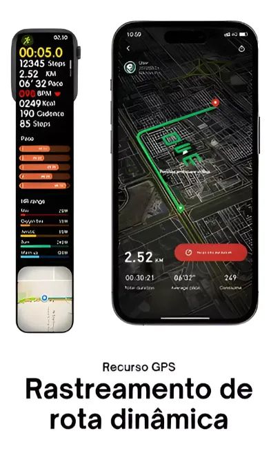 Smartwatch Hw9 Pro Max Com 3 Pulseiras de BRINDE Tela Amoled - Foto 2