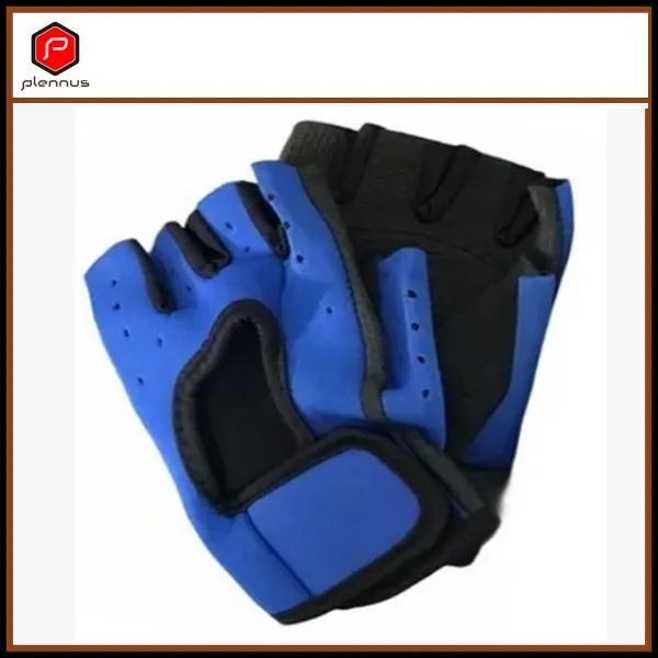 Par de Luvas para Musculação Academia Neoprene Treino Ginástica Moto Bike z443  - Foto 2