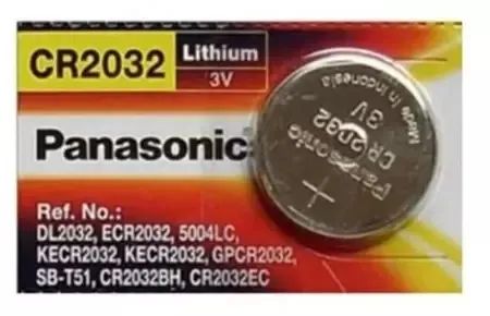 Pilhas Para Câmeras e Importados - Redonda CR 32 / 29 35 - Panasonic- Nova