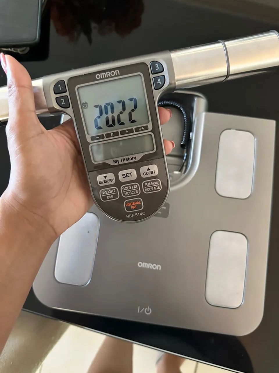 Balança Profissional com Bioimpedância - Omron