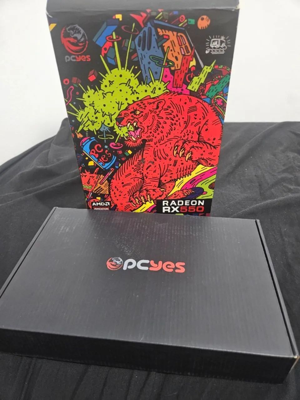 RX 550 4GB PCYES GRAFFITI COM DEFEITO - Foto 3