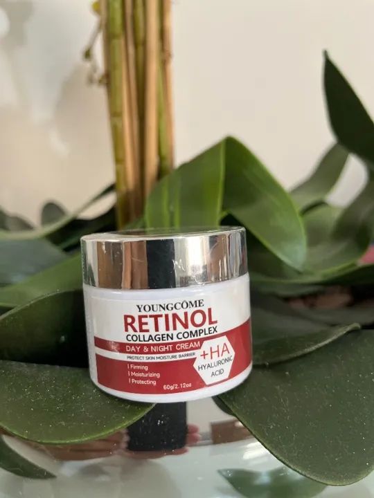 Creme rejuvencedor hidratante facial  Colágeno e com Retinol, iluminador da pele - Foto 2