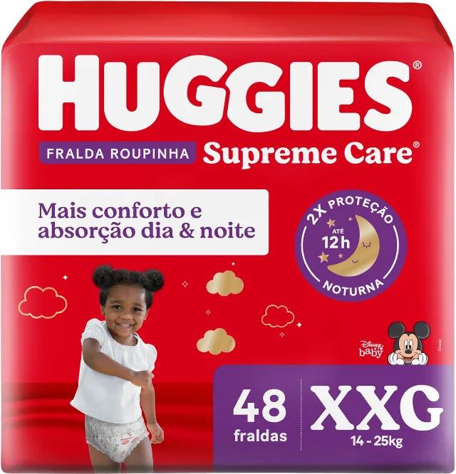 Huggies Fralda Roupinha Supreme Care XXG 48 Unidades - Foto 2