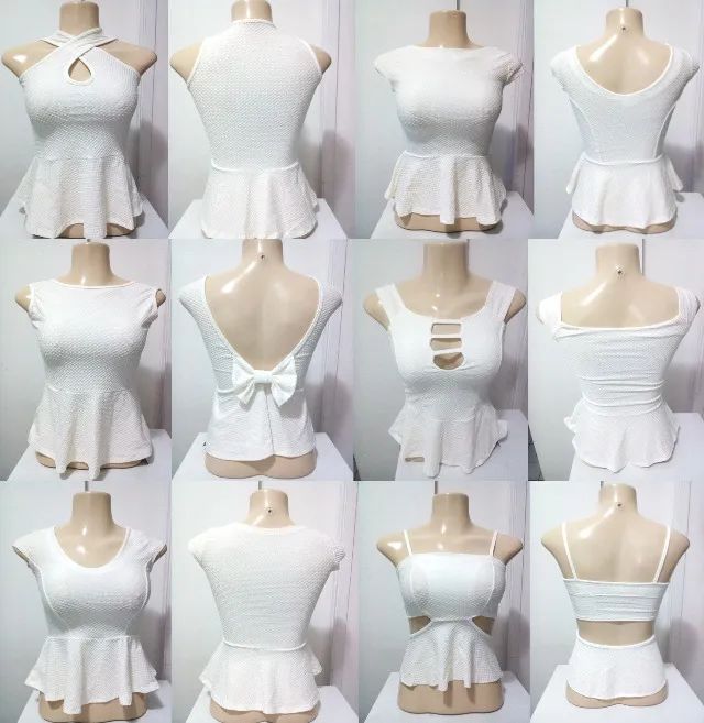 Lote de Blusas Peplum (200) - Foto 3