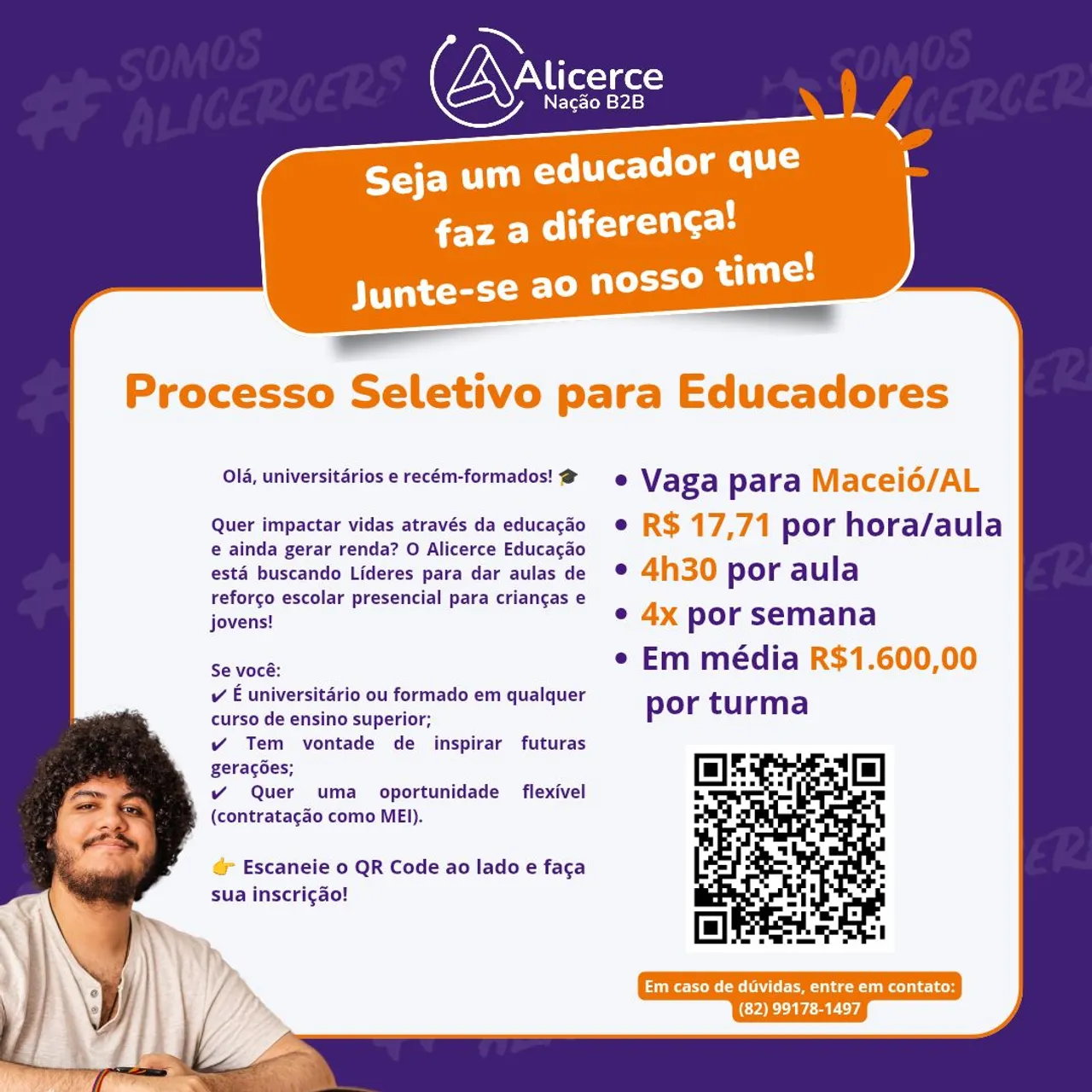 Vagas para Universitários e recém formados
