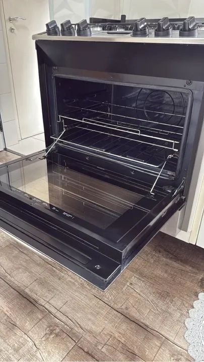 Fogão Brastemp 5 Bocas de Embutir Inox com Turbo Chama e Touch Timer  - Foto 3