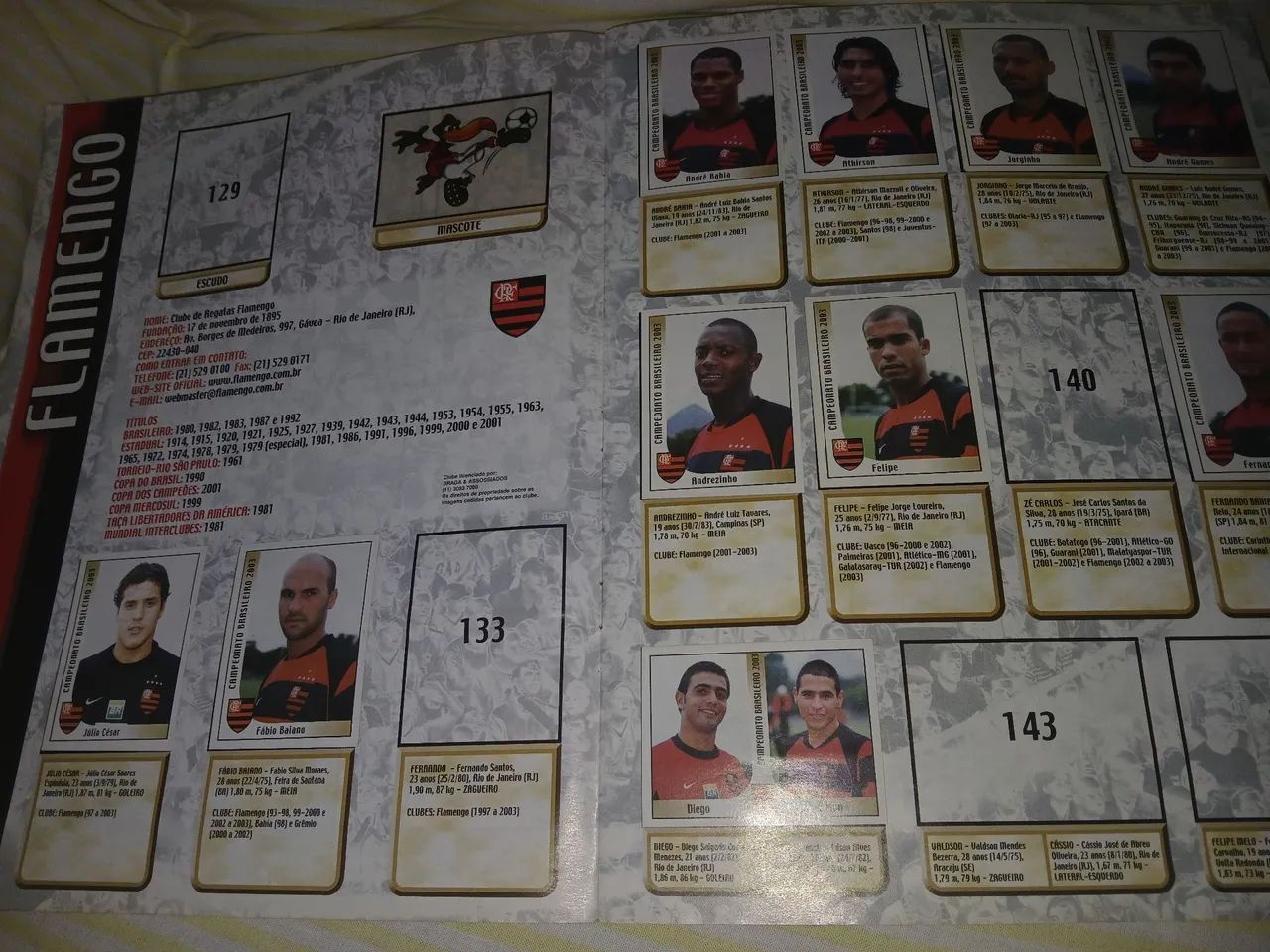Album Campeonato Brasileiro 2003  - Foto 4
