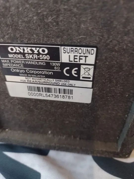 Caixa de Som Onkyo - Par de Caixas Acústicas - Foto 2