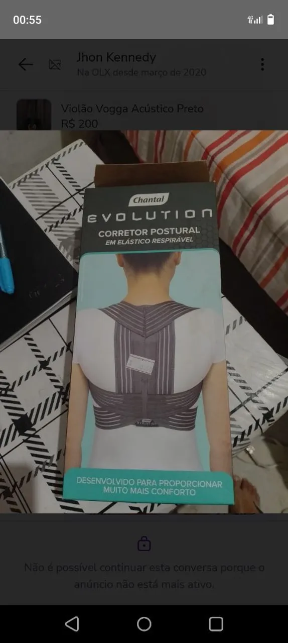 Corretor Postural Chantal Evolution