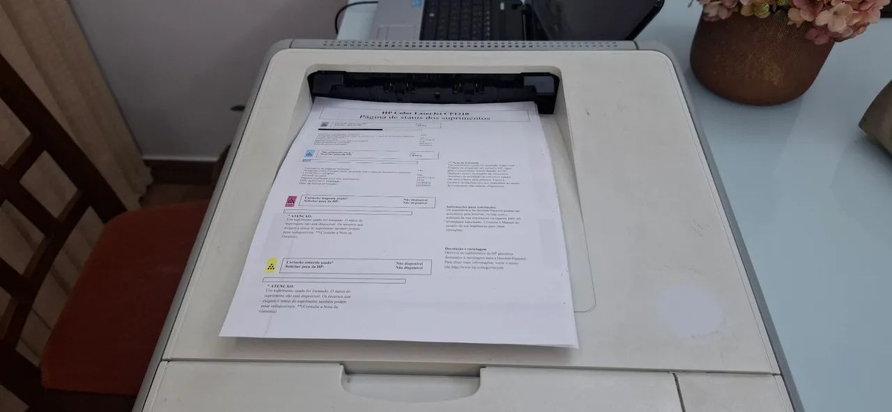 Impressora hp Color laserjet CP1215 usada - Foto 3