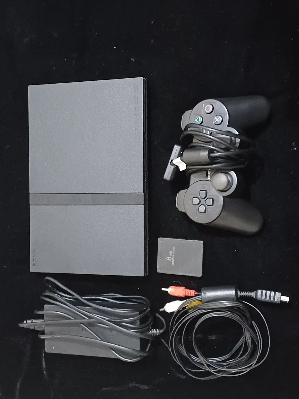 PlayStation 2 Super Slim Completo - Em Ótimo Estado!