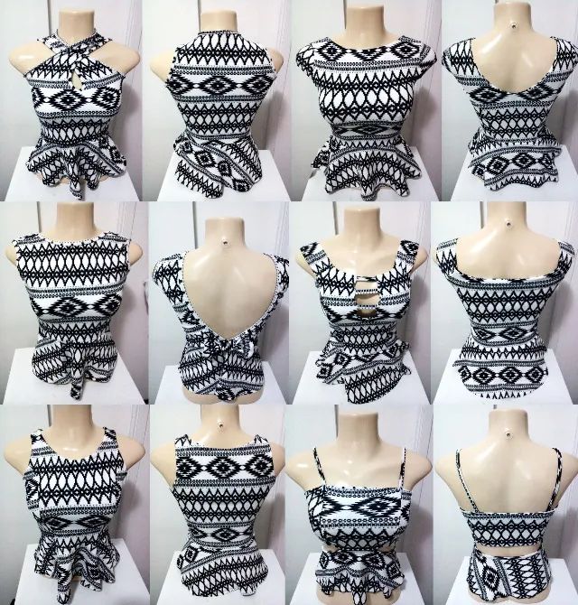 Lote de Blusas Peplum (200) - Foto 5