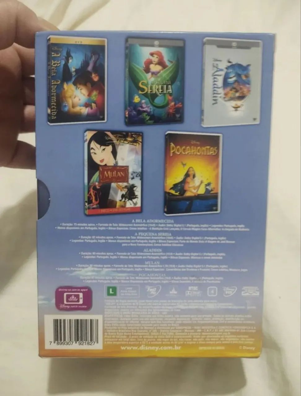 Coleção Disney Princesas Volume 1 e 2 - 10 Filmes - Foto 6