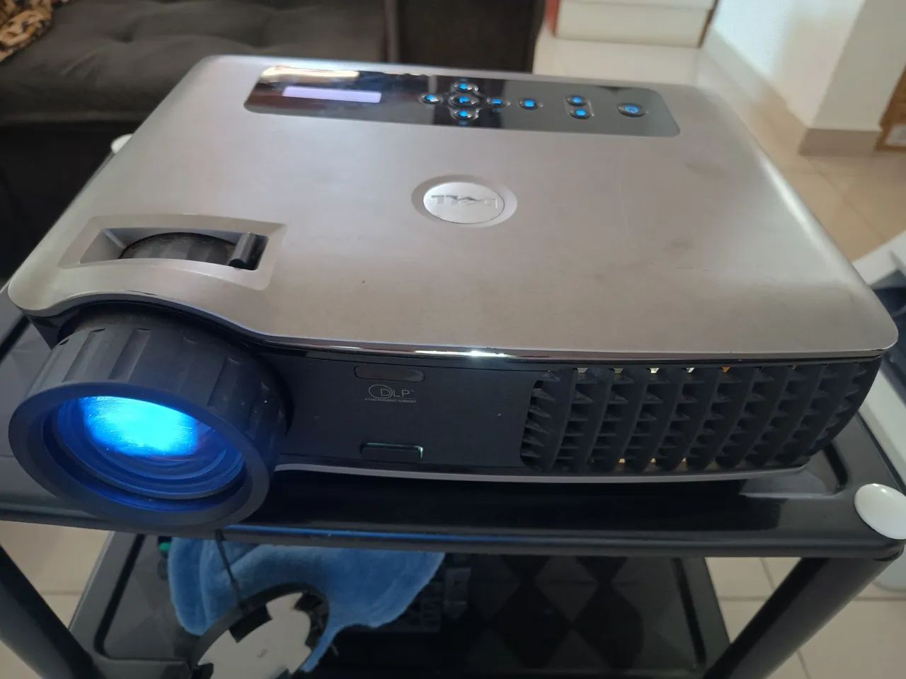 Vendo projetor Dell 5100MP Beamer Dlp Sxga+ 3300 Lumens com Hdmi, funcionando. Leia. - Foto 4