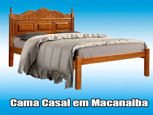 Cama Casal de Madeira Macanaiba - Madeira Forte - Foto 4