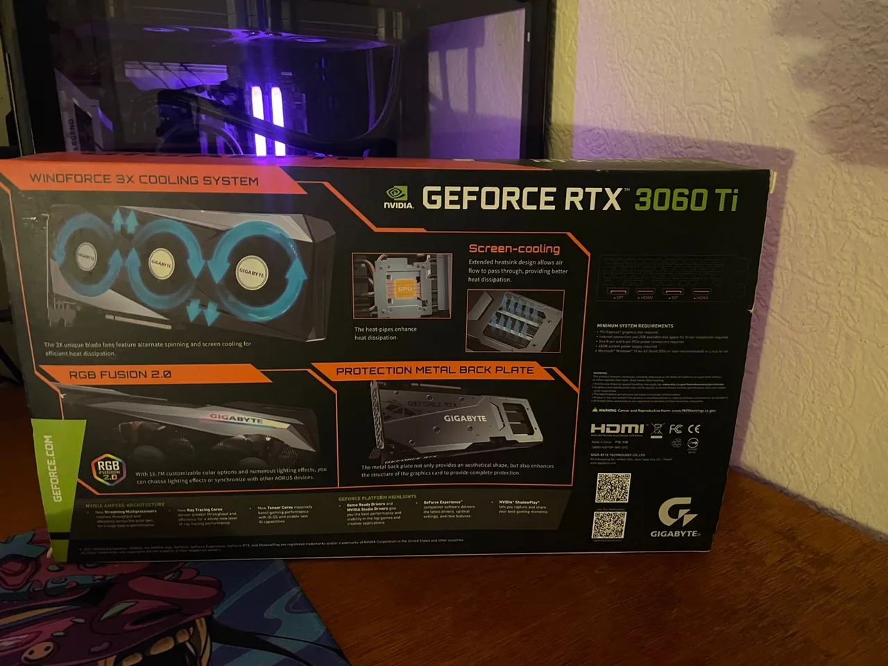 Placa de Vídeo Gigabyte RTX 3060 Ti