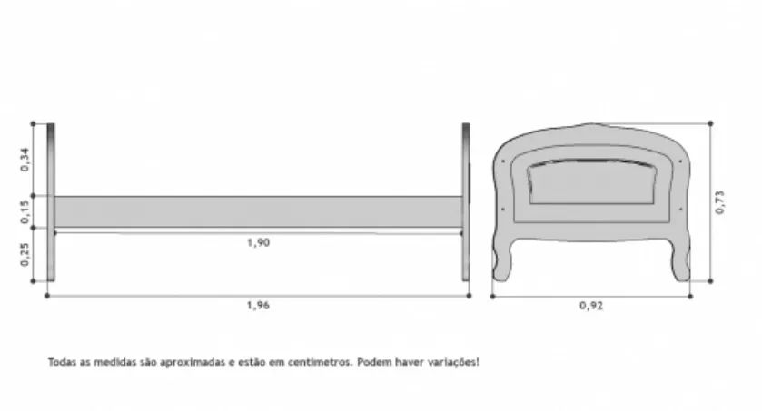 Quarto Bebê - berço + cômoda + cama auxiliar - CIA DO MÓVEL - Foto 6