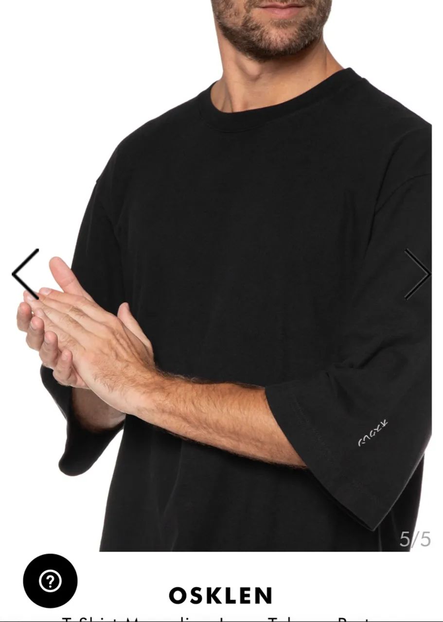 Camiseta Osklen oversized - Foto 2