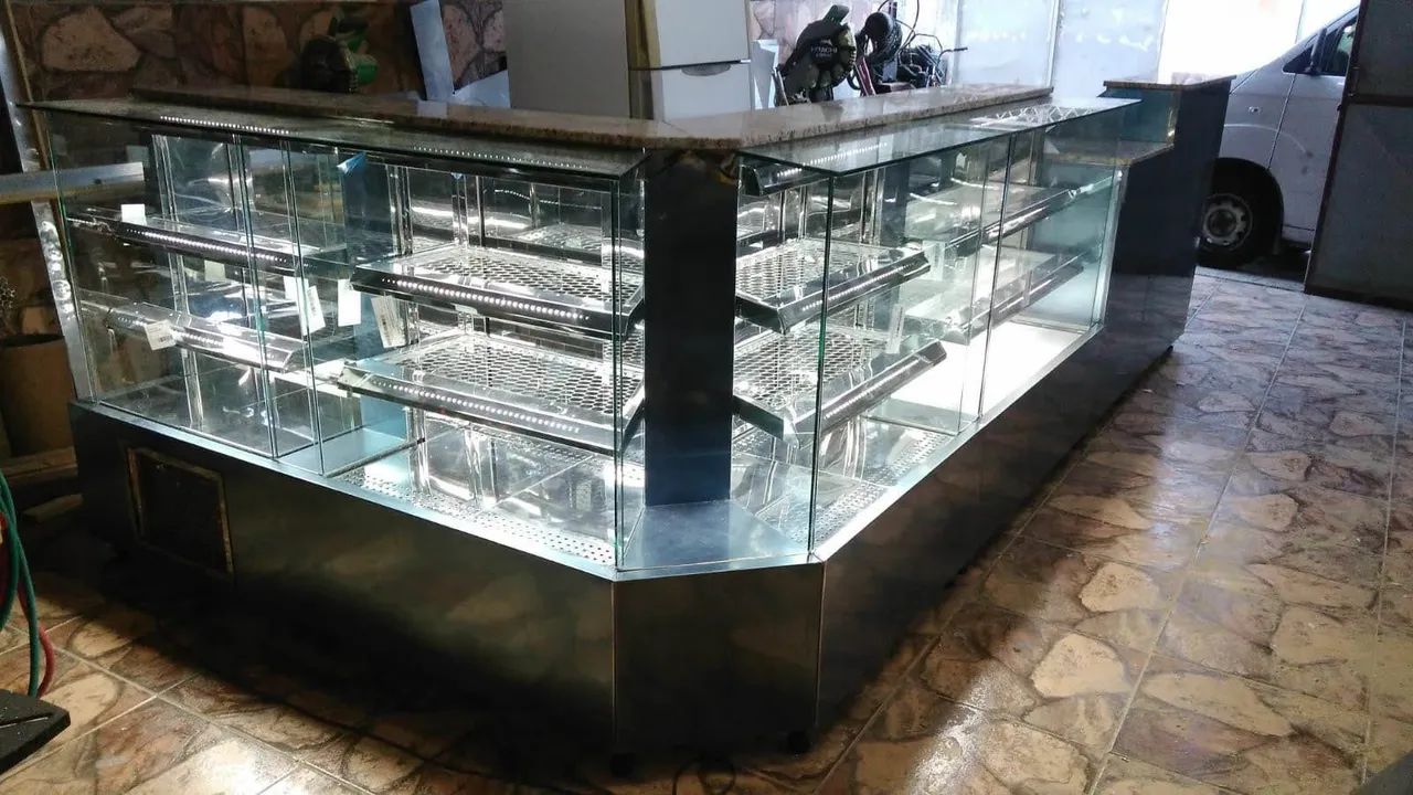 Balcão Self-Service de Aço Inox e Granito - Foto 4
