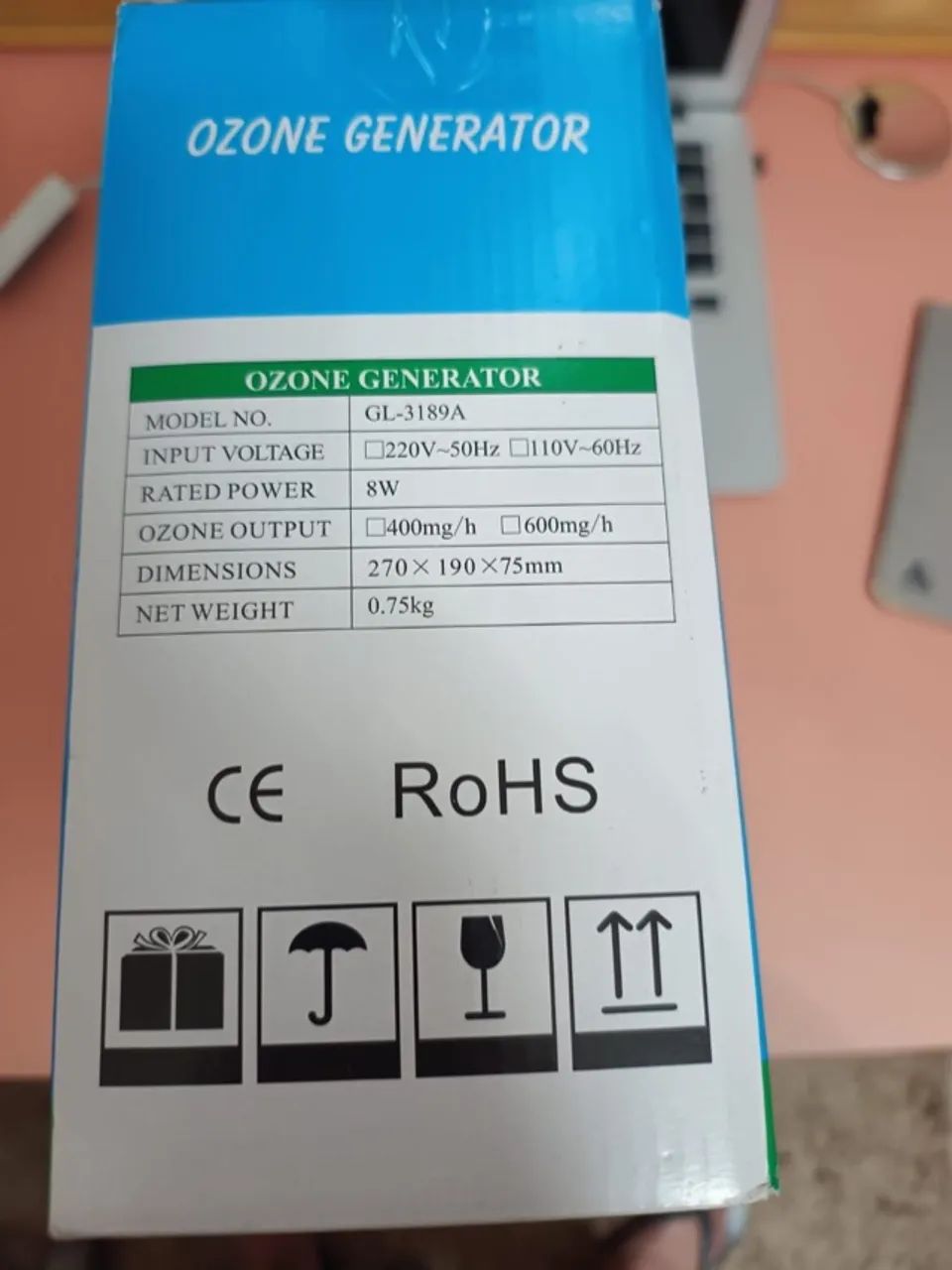 Gerador De Ozônio - Ozone Generator Gl-3189a- 110v - Foto 4