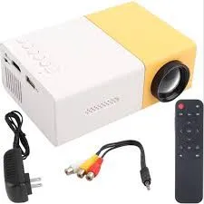 Mini Projetor Datashow Yg300 Portátil Led Hdmi